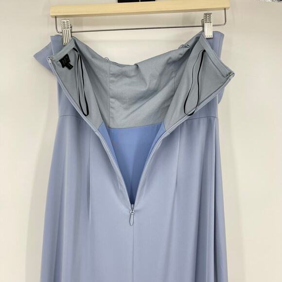 NBD Light Blue Ruffle Maxi Dress - Picture 9 of 14